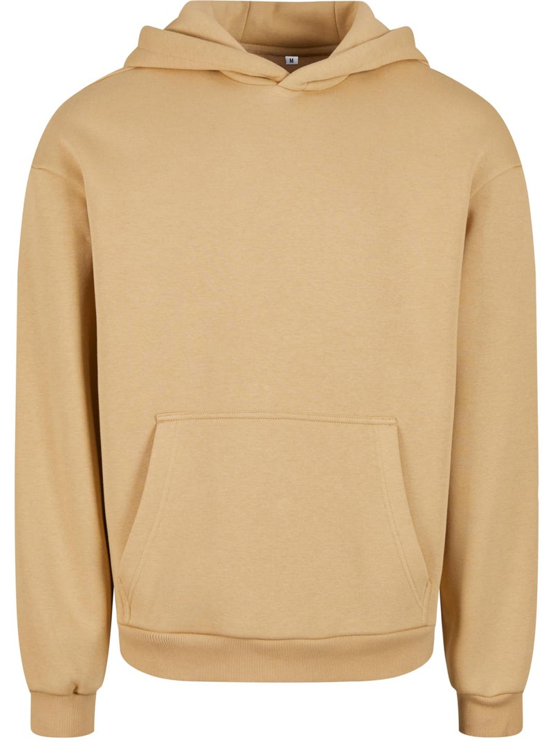 Sweat à capuche - build your brand Beige - Kiabi