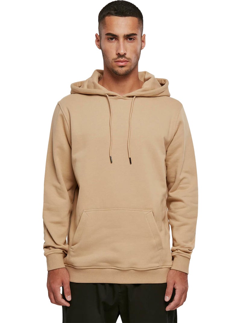 Sweat à capuche - build your brand Beige - Kiabi