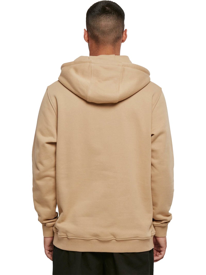 Sweat à capuche - build your brand Beige - Kiabi
