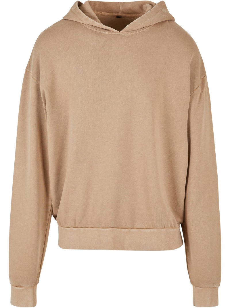 Sweat à capuche - build your brand Beige - Kiabi