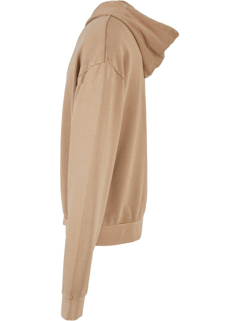 Sweat à capuche - build your brand Beige - Kiabi