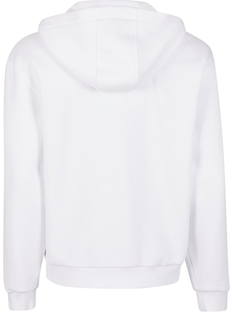 Sweat à capuche - build your brand Blanc - Kiabi