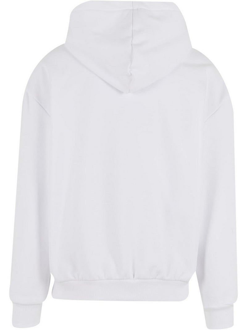 Sweat à capuche - build your brand Blanc - Kiabi