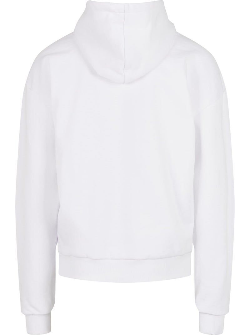 Sweat à capuche - build your brand Blanc - Kiabi
