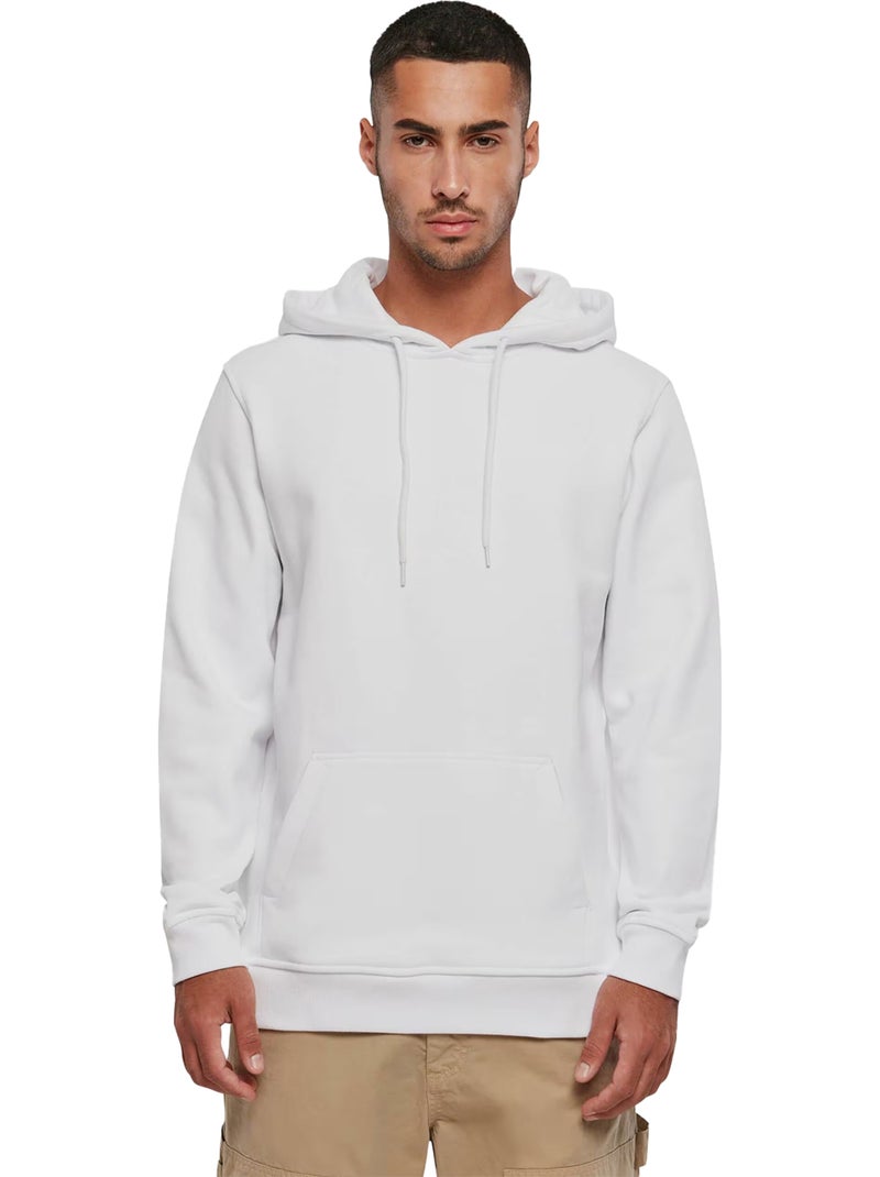 Sweat à capuche - build your brand Blanc - Kiabi