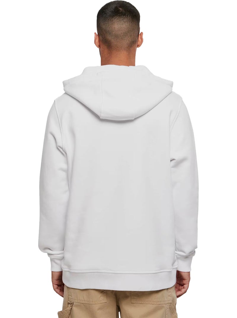 Sweat à capuche - build your brand Blanc - Kiabi