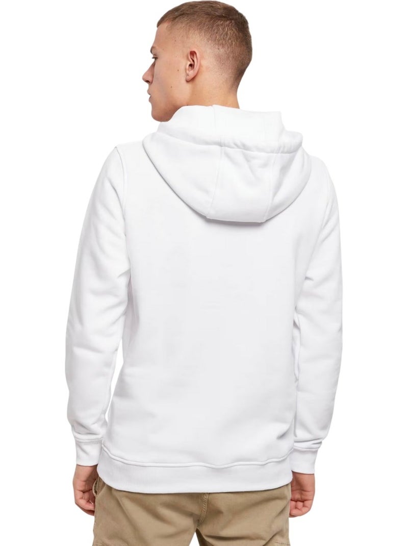 Sweat à capuche - build your brand Blanc - Kiabi