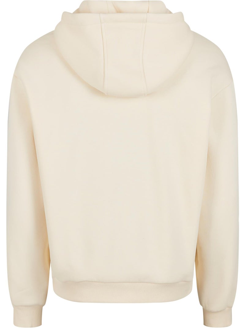 Sweat à capuche - build your brand Blanc nacré - Kiabi