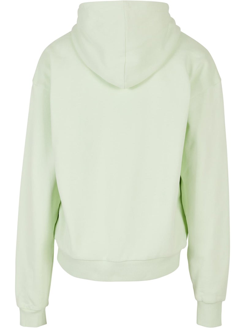 Sweat à capuche - build your brand Blanc Vert clair Gris - Kiabi