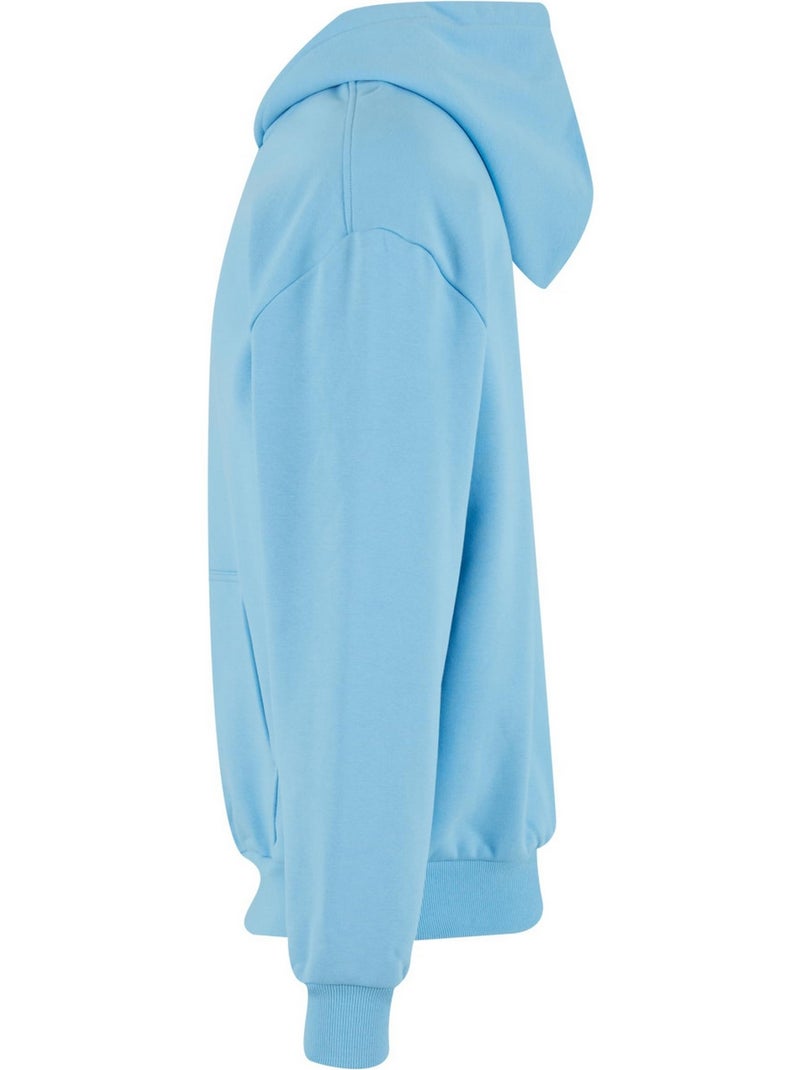 Sweat à capuche - build your brand Bleu ciel - Kiabi
