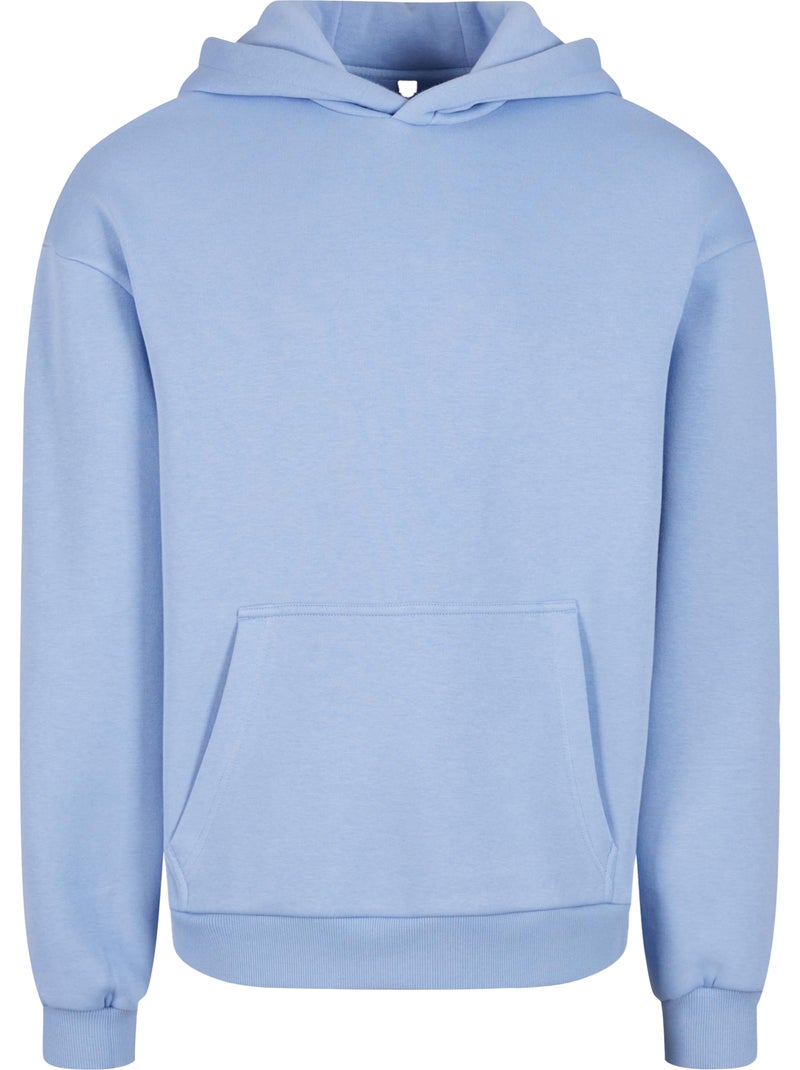 Sweat à capuche - build your brand Bleu clair - Kiabi