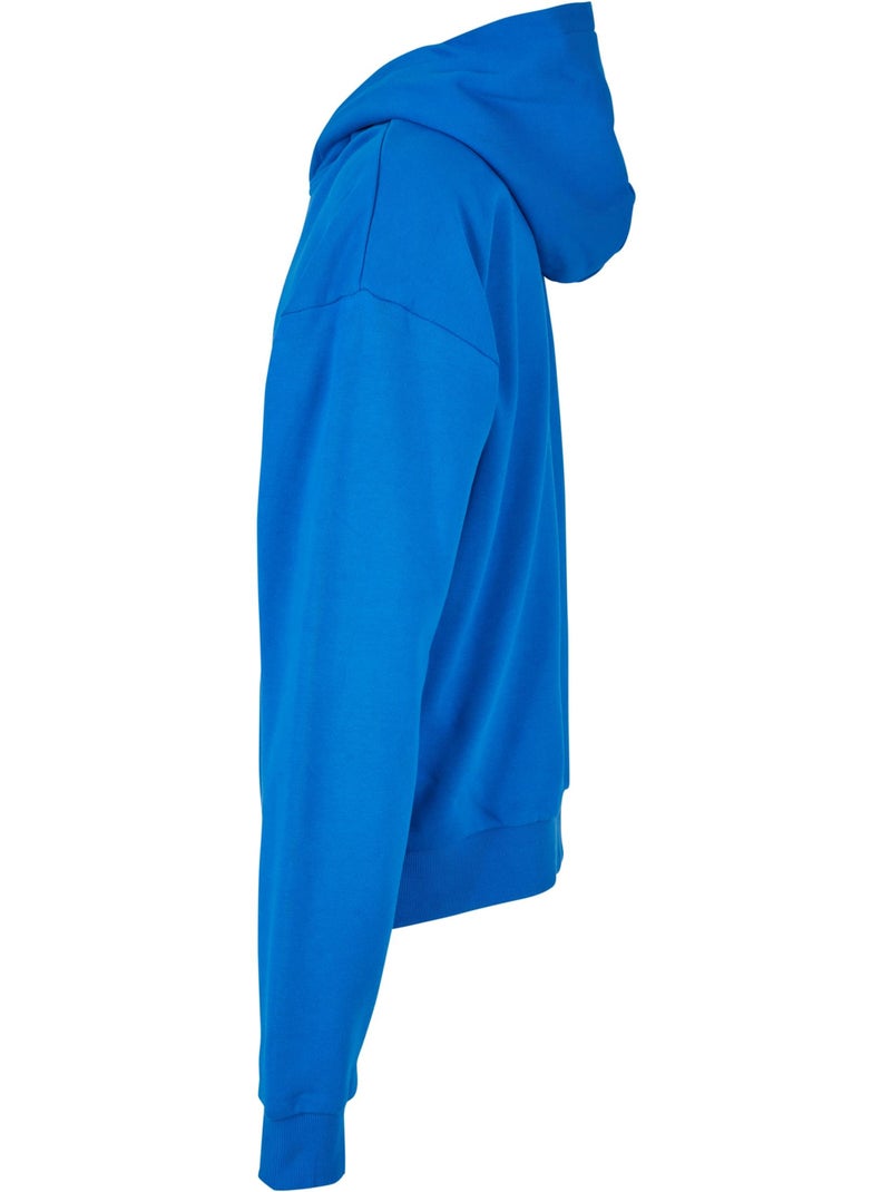 Sweat à capuche - build your brand Bleu cobalt - Kiabi
