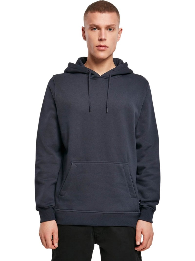 Sweat à capuche - build your brand Bleu marine - Kiabi