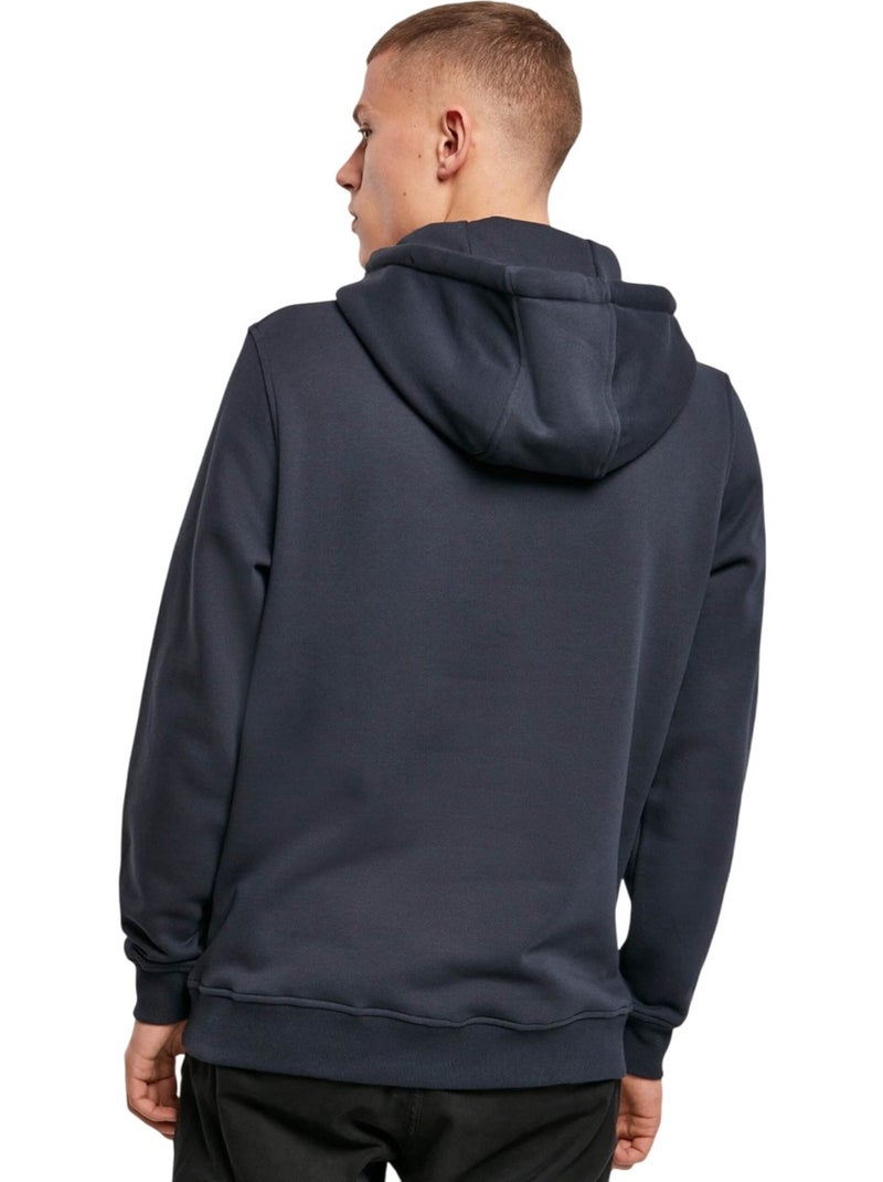 Sweat à capuche - build your brand Bleu marine - Kiabi