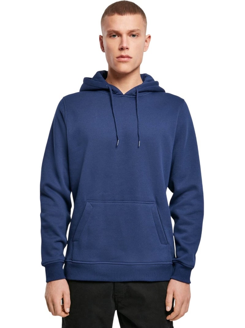 Sweat à capuche - build your brand Bleu marine - Kiabi