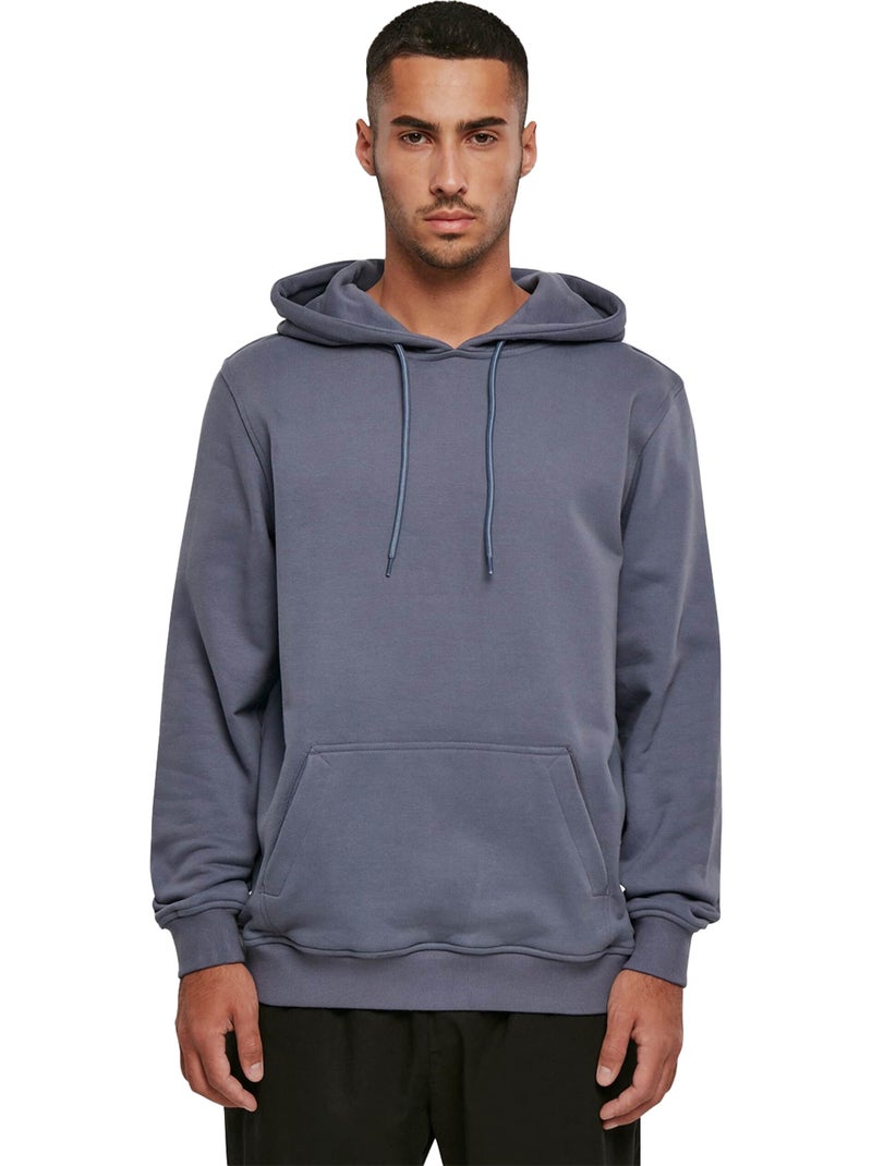 Sweat à capuche - build your brand Bleu turquoise - Kiabi
