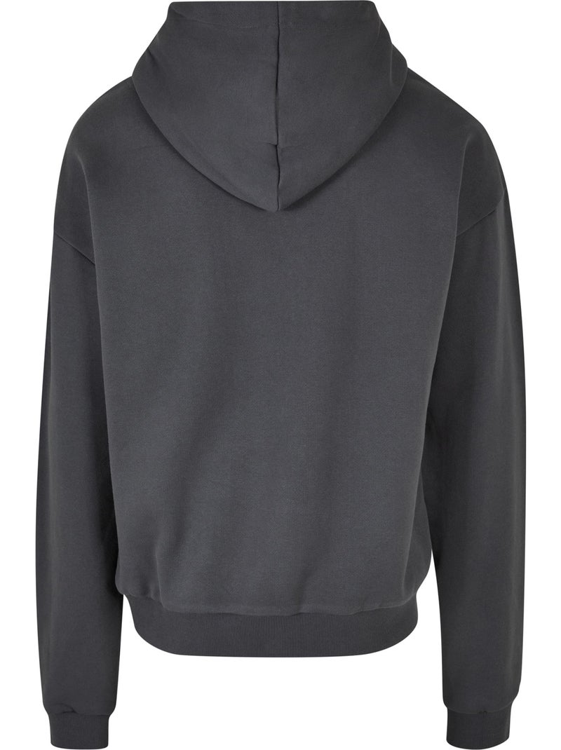 Sweat à capuche - build your brand Gris foncé - Kiabi