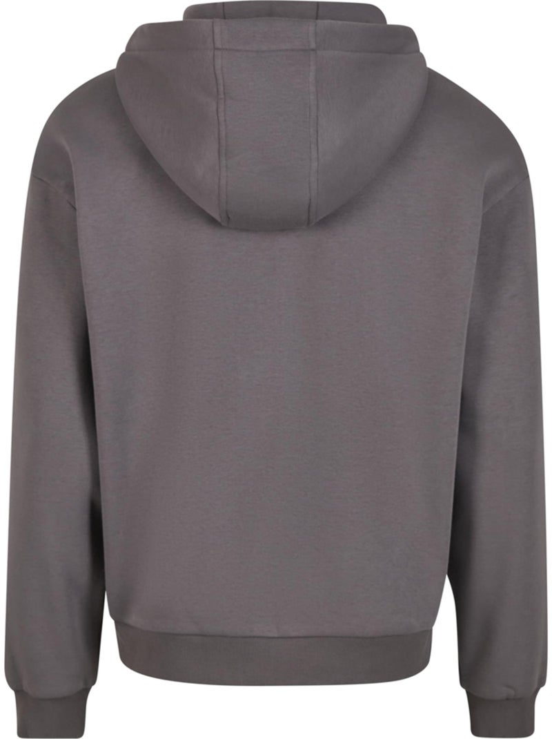 Sweat à capuche - build your brand Gris Gris anthracite - Kiabi