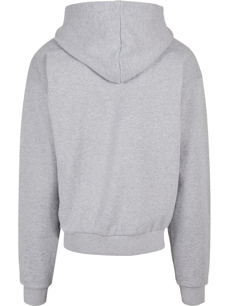 Sweat à capuche - build your brand Gris - Kiabi