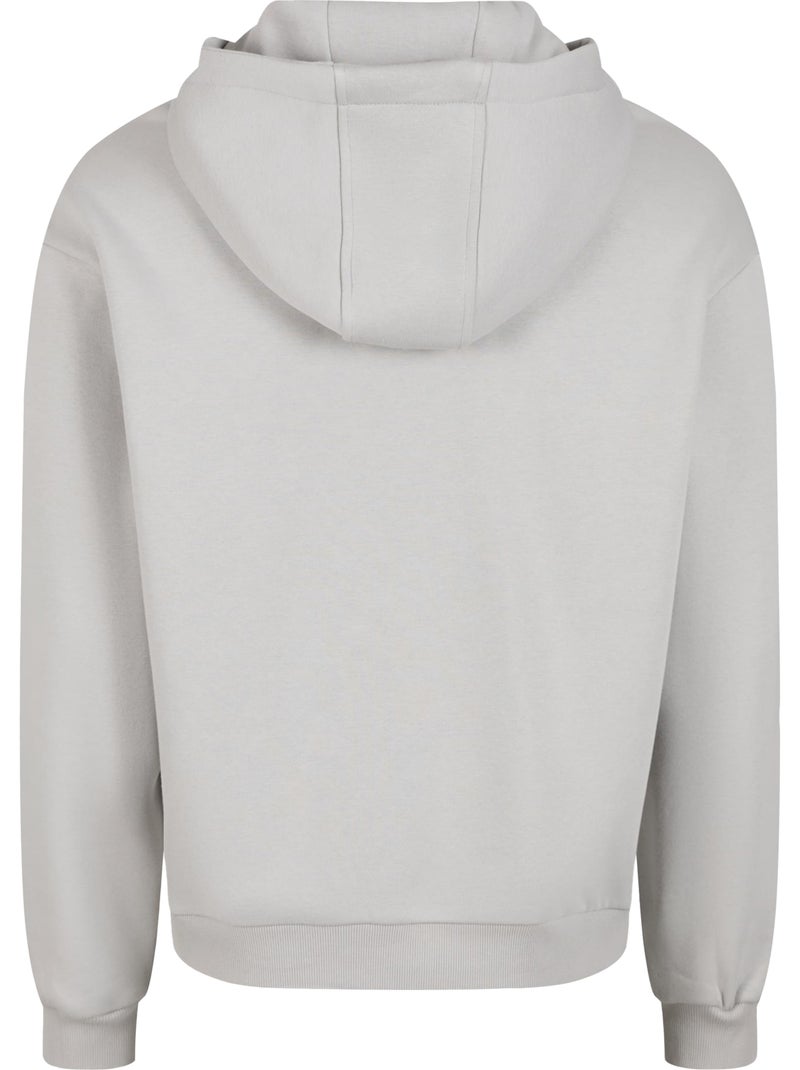 Sweat à capuche - build your brand Gris moyen - Kiabi