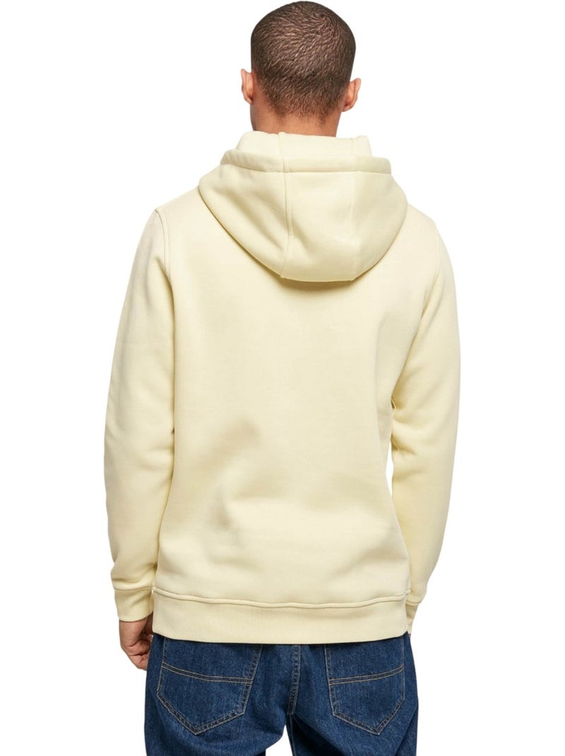 Sweat à capuche - build your brand Jaune clair - Kiabi
