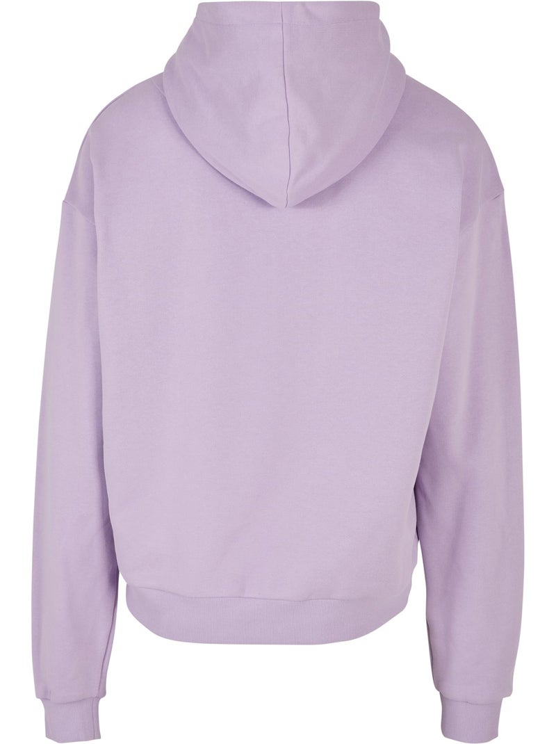 Sweat à capuche - build your brand Mauve lilas - Kiabi