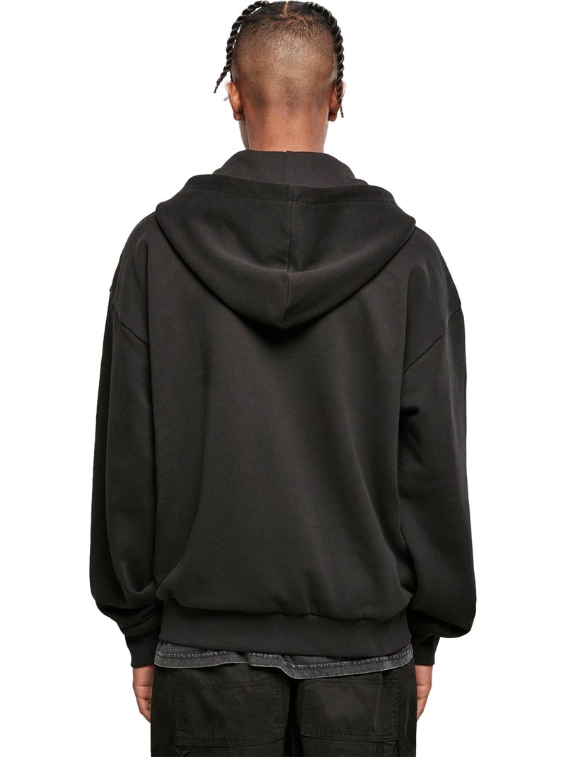 Sweat à capuche - build your brand Noir - Kiabi