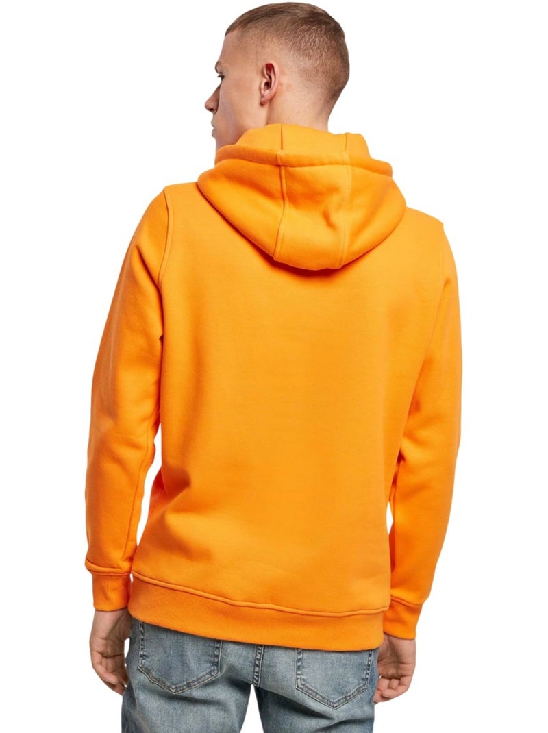 Sweat à capuche - build your brand Orange clair - Kiabi