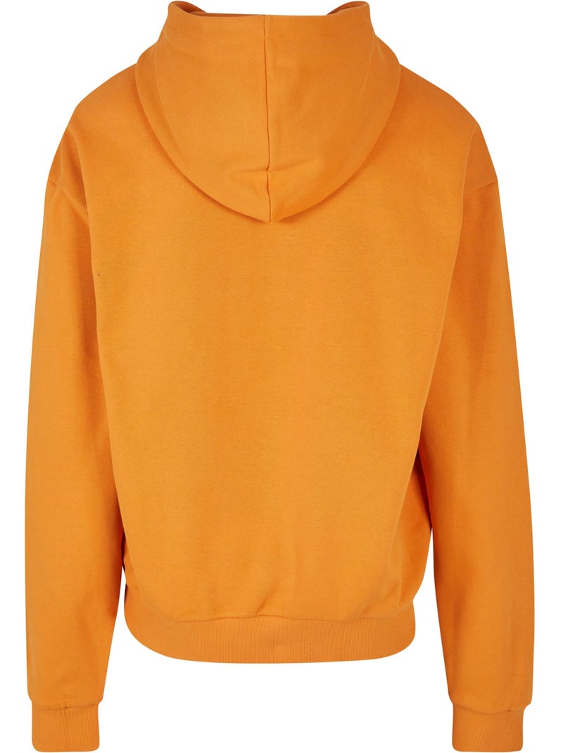Sweat à capuche - build your brand Orange - Kiabi