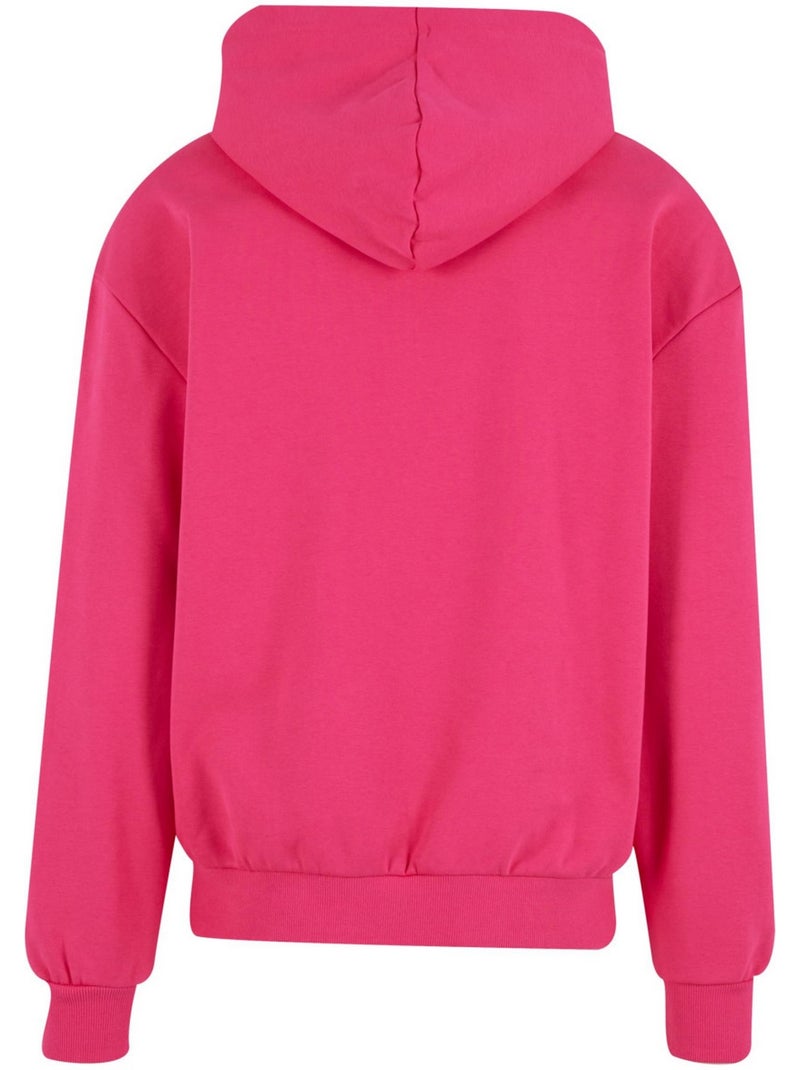 Sweat à capuche - build your brand Rose clair - Kiabi