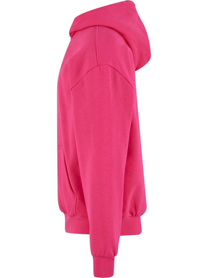Sweat à capuche - build your brand Rose clair - Kiabi