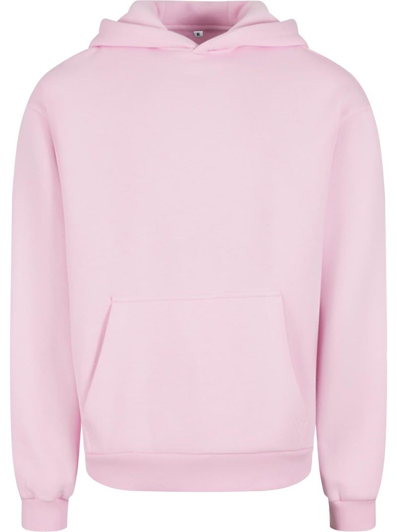 Sweat à capuche - build your brand Rose clair - Kiabi