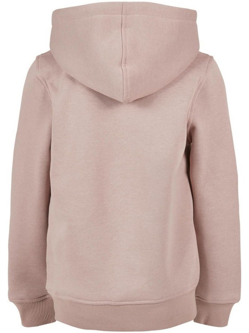 Sweat à capuche - build your brand Rose pâle - Kiabi