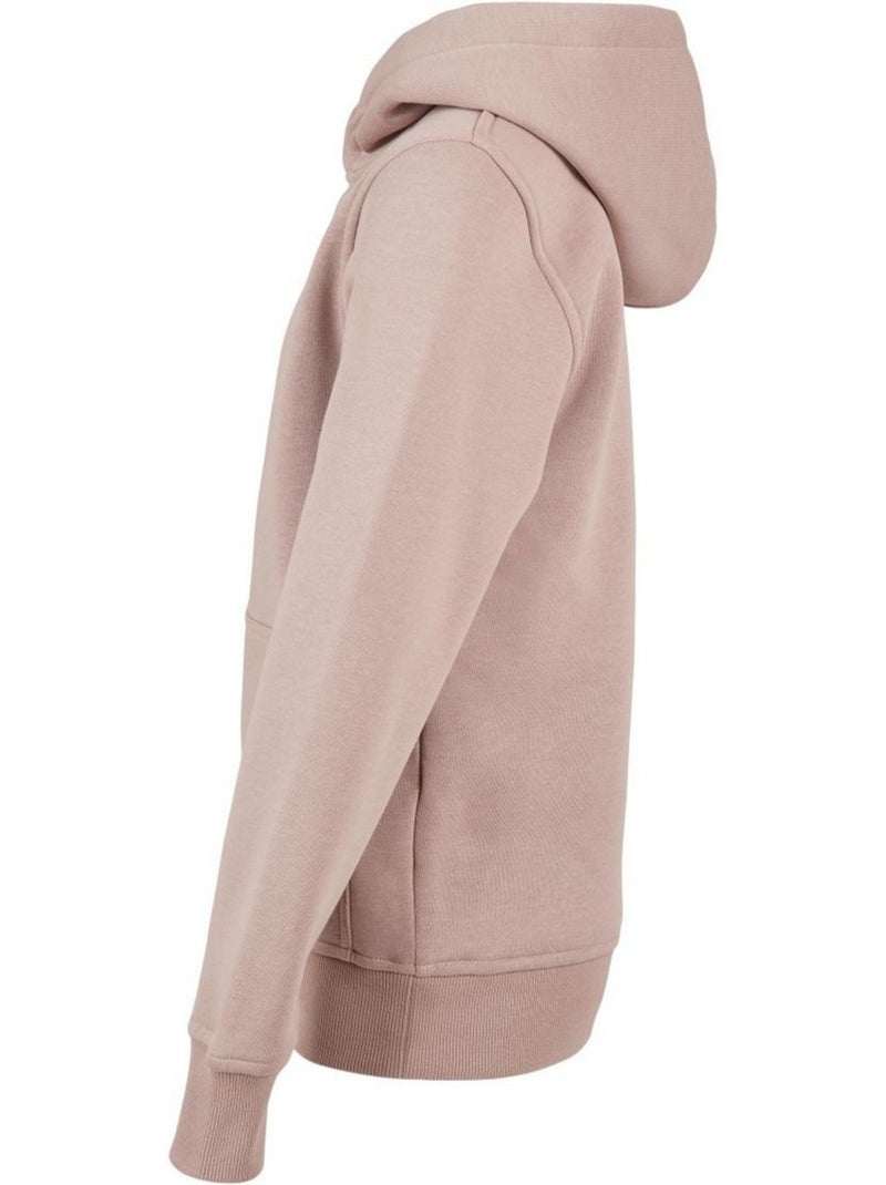 Sweat à capuche - build your brand Rose pâle - Kiabi