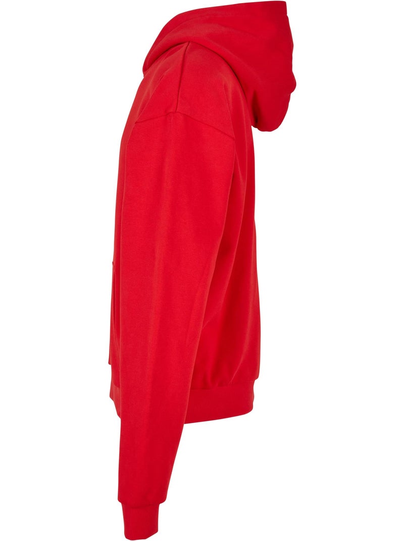 Sweat à capuche - build your brand Rouge clair - Kiabi