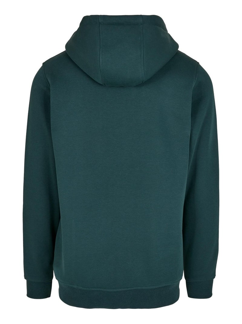 Sweat à capuche - build your brand Vert bouteille - Kiabi