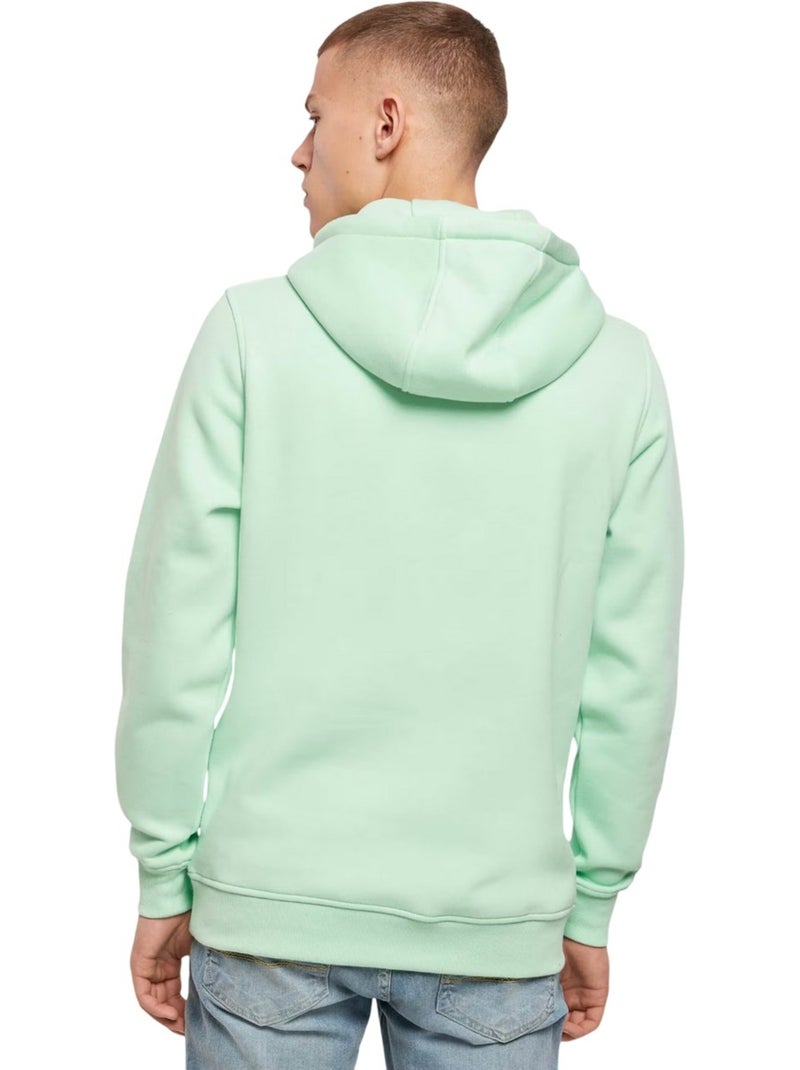 Sweat à capuche - build your brand Vert pastel - Kiabi