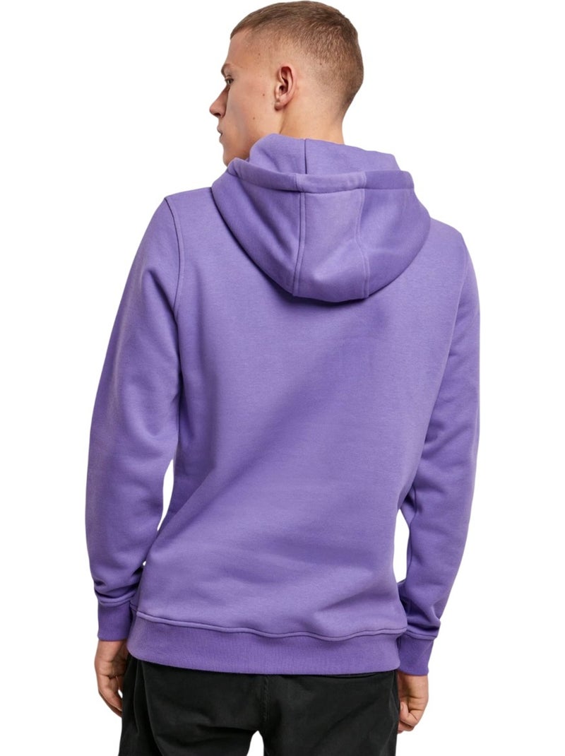 Sweat à capuche - build your brand Violet aubergine - Kiabi