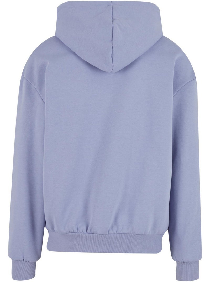 Sweat à capuche - build your brand Violet clair - Kiabi