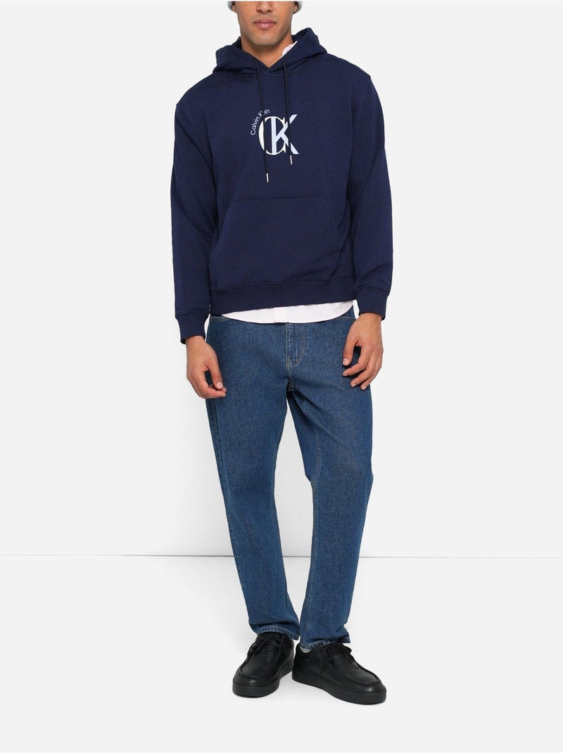 Sweat à capuche - Calvin Klein Bleu marine - Kiabi