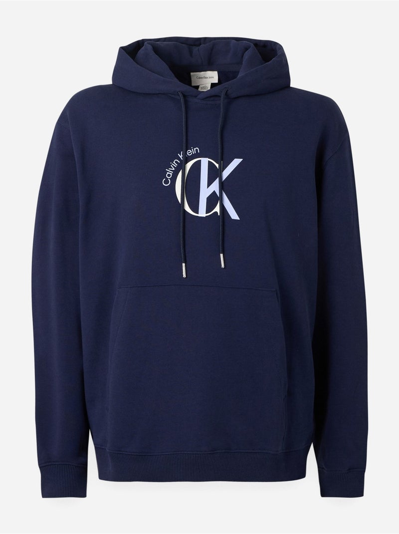 Sweat à capuche - Calvin Klein Bleu - Kiabi
