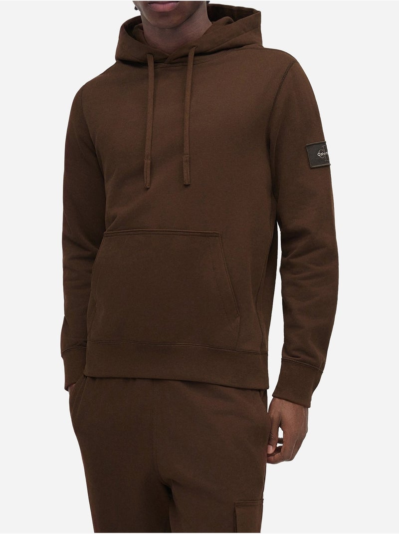 Sweat à capuche - calvin klein Marron - Kiabi
