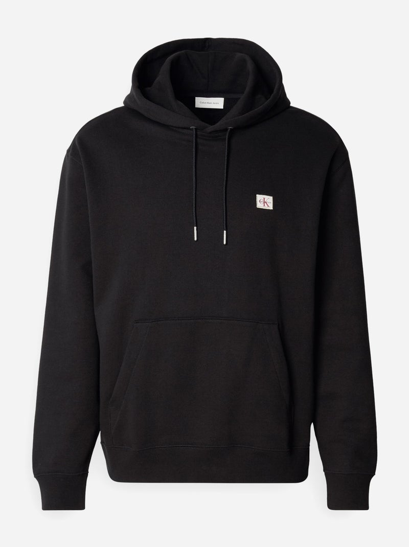 Sweat à capuche - Calvin Klein Noir - Kiabi