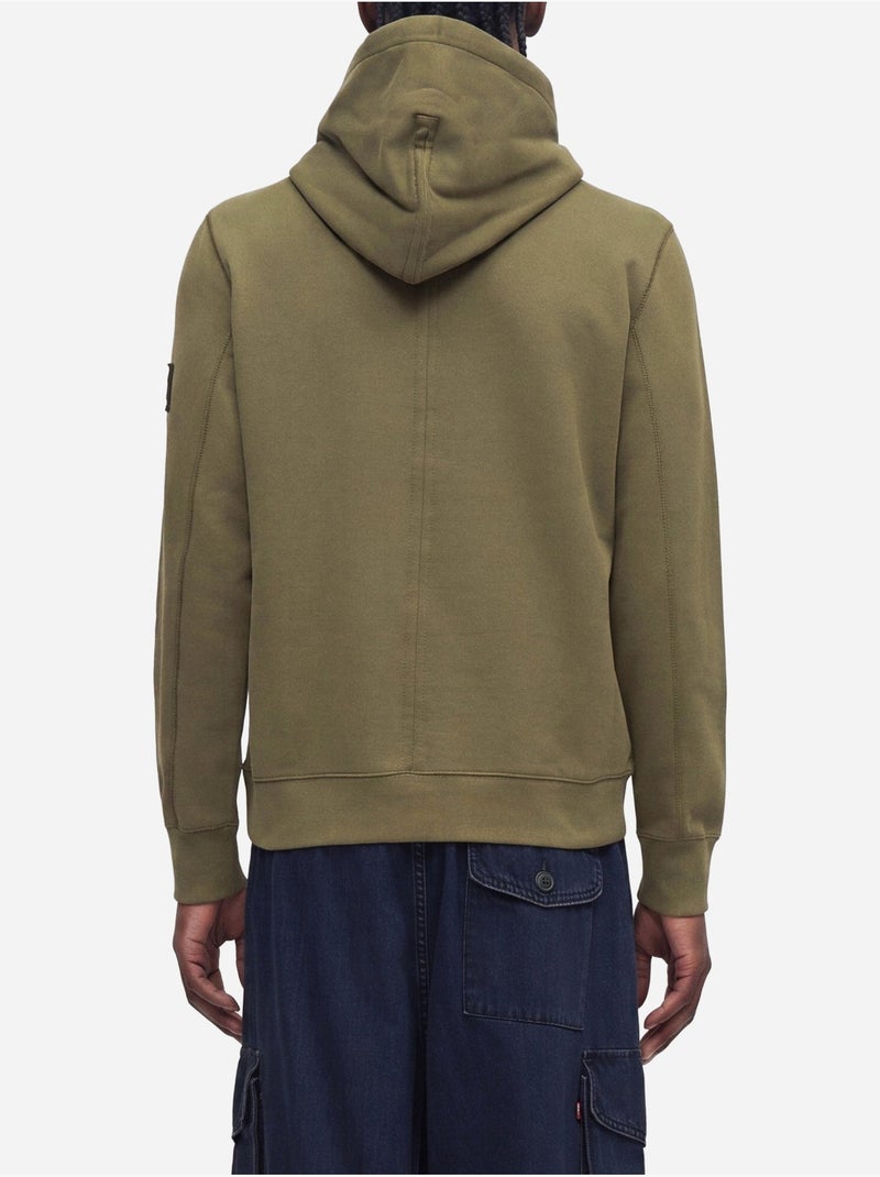 Sweat à capuche - calvin klein Vert - Kiabi
