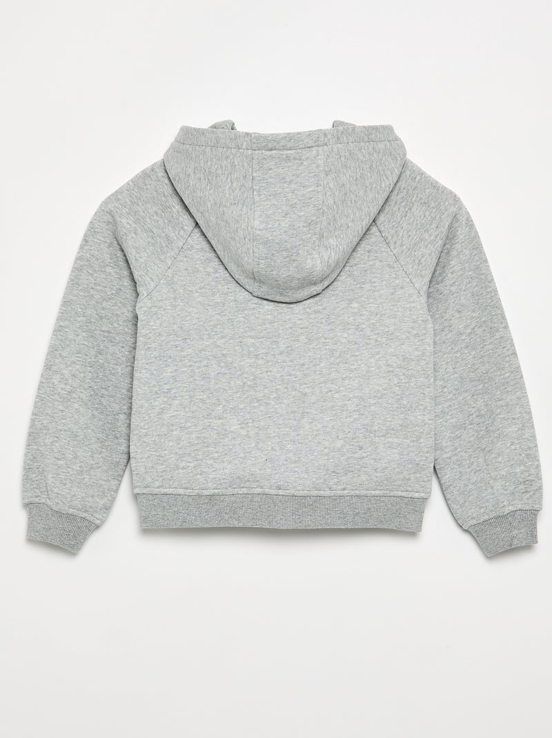 Sweat à capuche - collection facile à enfiler Gris - Kiabi