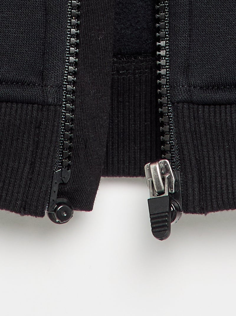 Sweat à capuche - collection facile à enfiler Noir - Kiabi