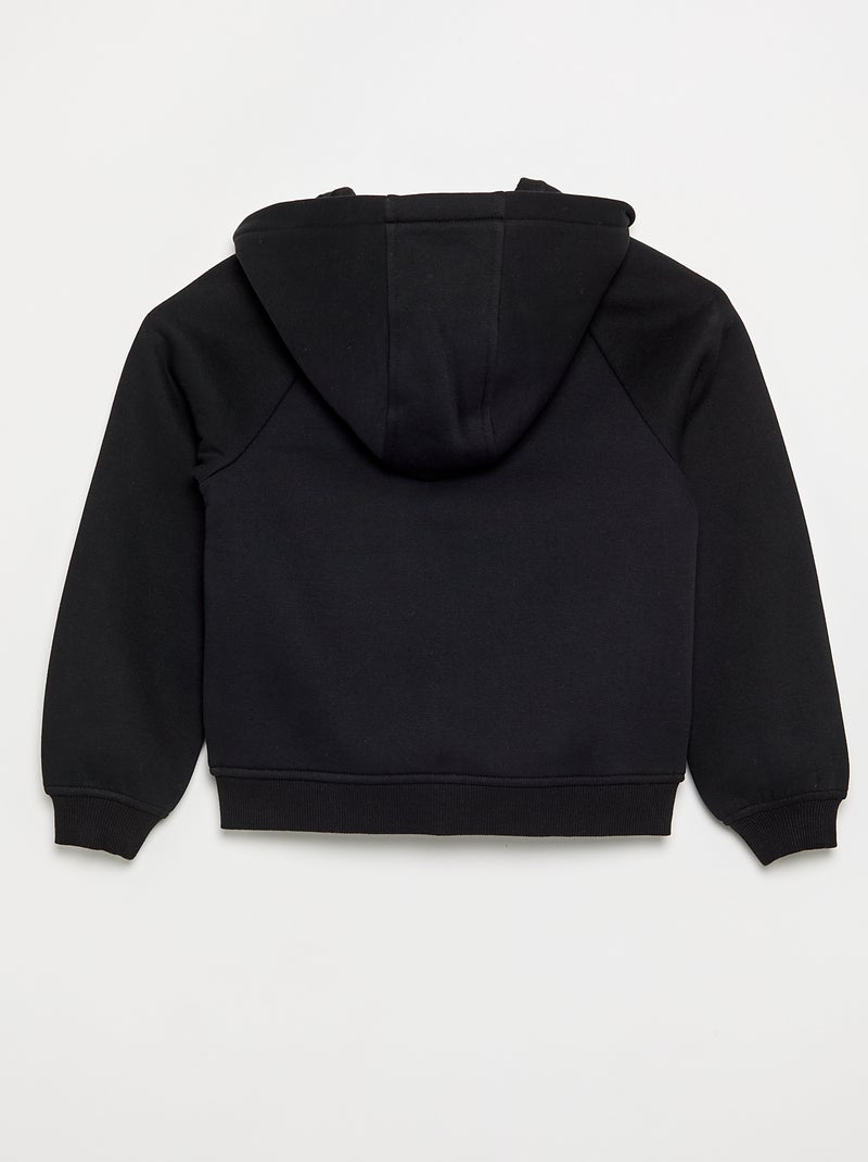 Sweat à capuche - collection facile à enfiler Noir - Kiabi