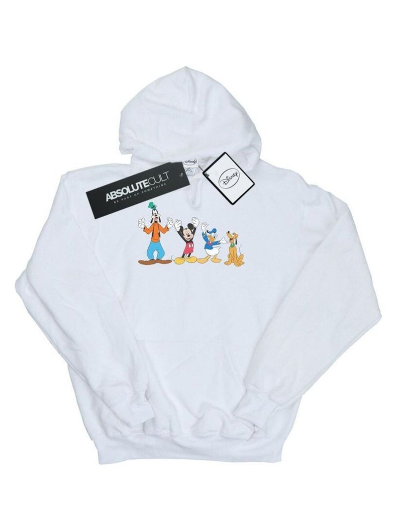 Sweat à capuche - Disney Blanc - Kiabi