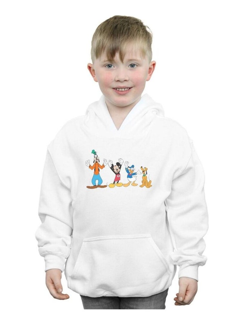 Sweat à capuche - Disney Blanc - Kiabi