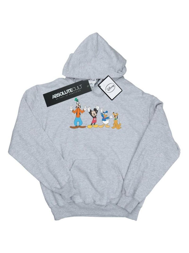 Sweat à capuche - Disney Gris chiné - Kiabi
